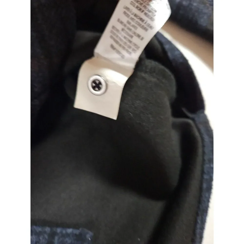 Ni Coby Premium Mens Flannel Shirt‎ Size Medium Black/blue